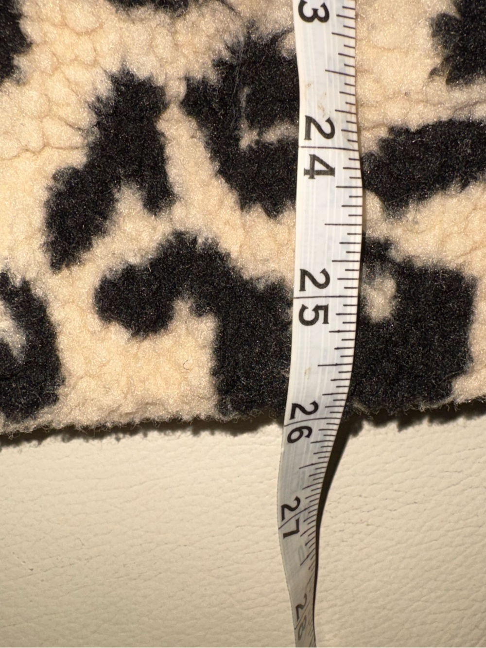 Brunette The Label Leopard Print Sherpa Fleece Jacket (Size M/L) - Picture 8 of 8
